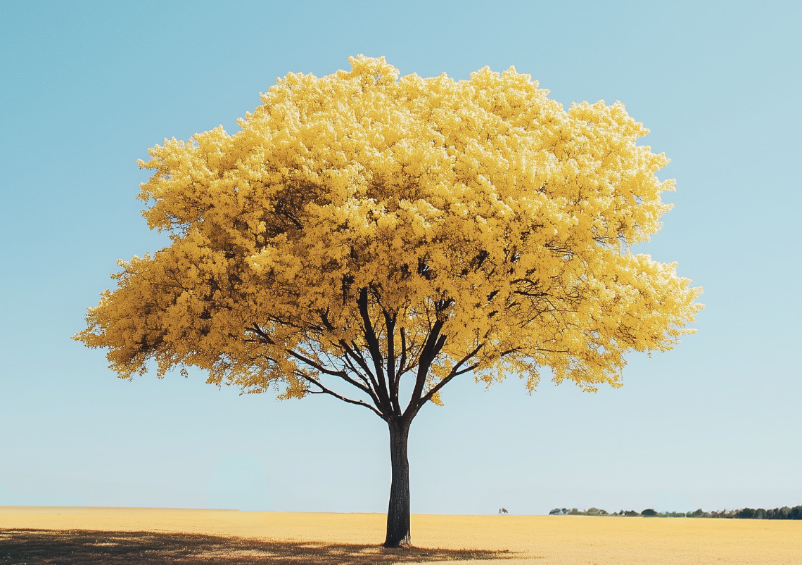 Ipê amarelo — símbolo da história e raízes do Grupo Laux Brasil
